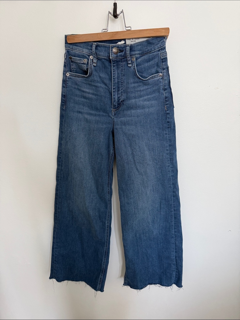 rag & bone Andi high-rise ankle wide leg jeans